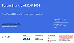 Forum bilancio Andaf 2026